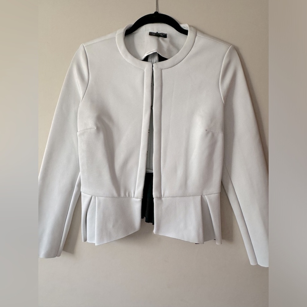 Topshop White blazer